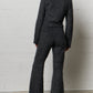 Flare Draft Trousers Ash Grey Alpaca