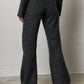 Flare Draft Trousers Ash Grey Alpaca