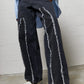 Full Cut Black Slash Denim