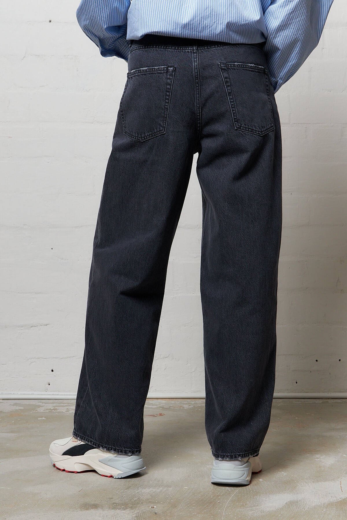 Full Cut Black Slash Denim