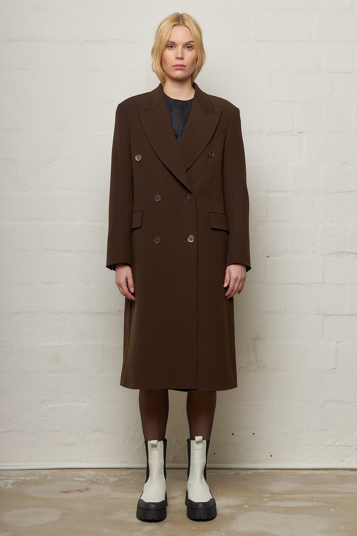 DB Coat Brown Exquisite Wool
