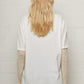 Mix Tee Longsleeve White Deja Vu Print