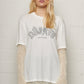 Mix Tee Longsleeve White Deja Vu Print