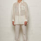 Popover Shirt Off White Technical Lace