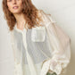 Popover Shirt Off White Technical Lace