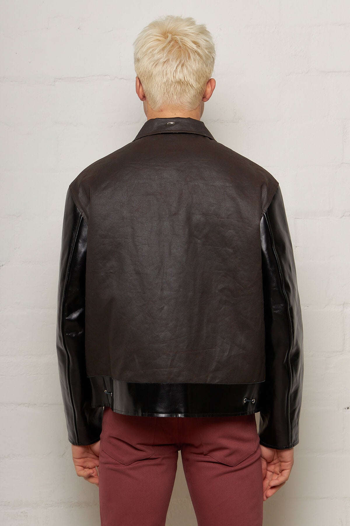 Reversible Varsity Jacket Mud Dyed Cotton