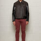 Reversible Varsity Jacket Mud Dyed Cotton