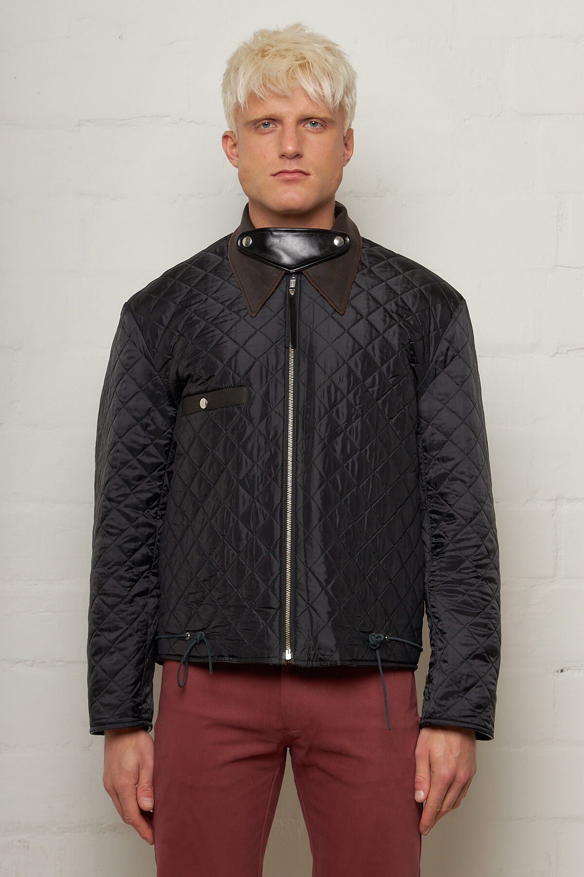 Reversible Varsity Jacket Mud Dyed Cotton