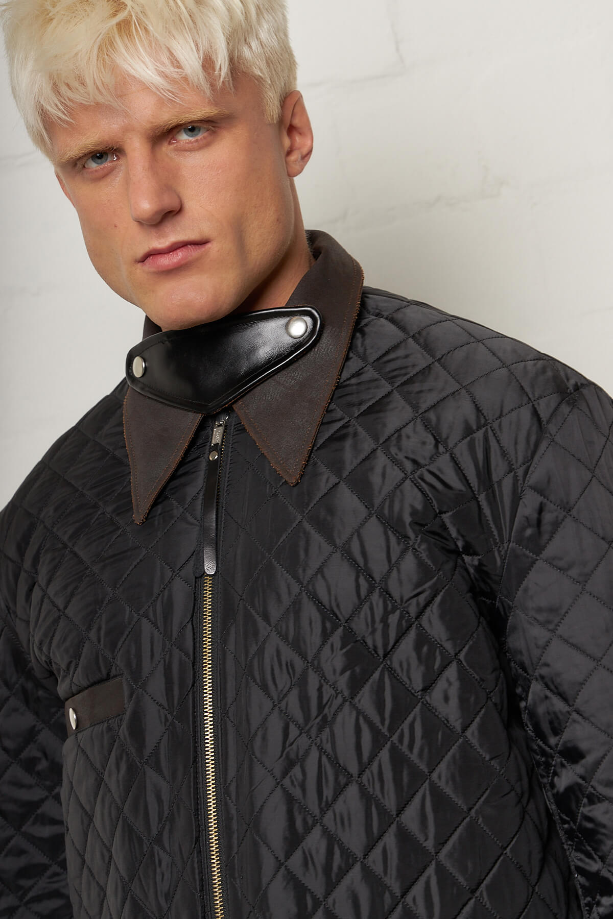 Reversible Varsity Jacket Mud Dyed Cotton