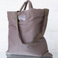 Big Pillow Tote Army Green Shimmer Tech