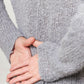 Popover Roundneck Grey Boucle