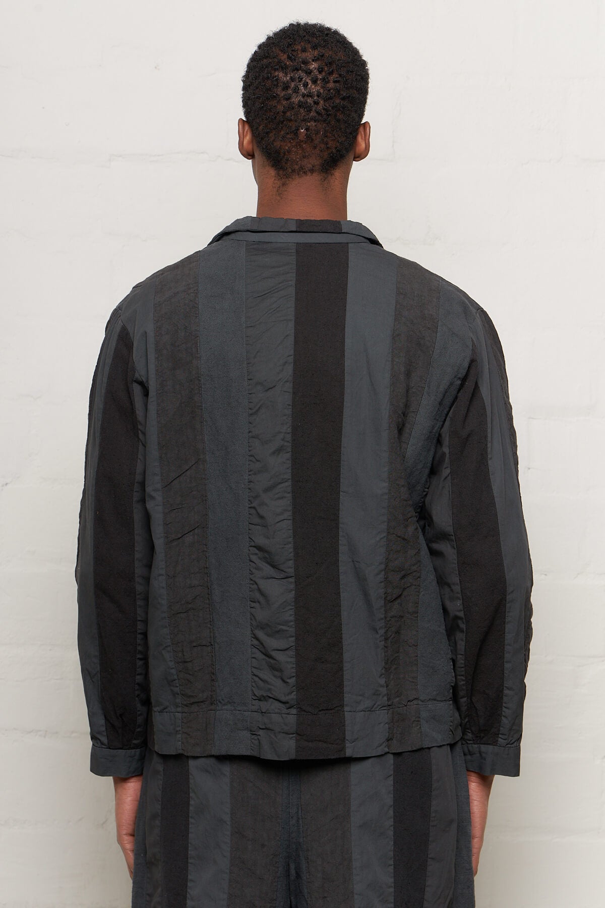 Crinkle Stripe Jacket