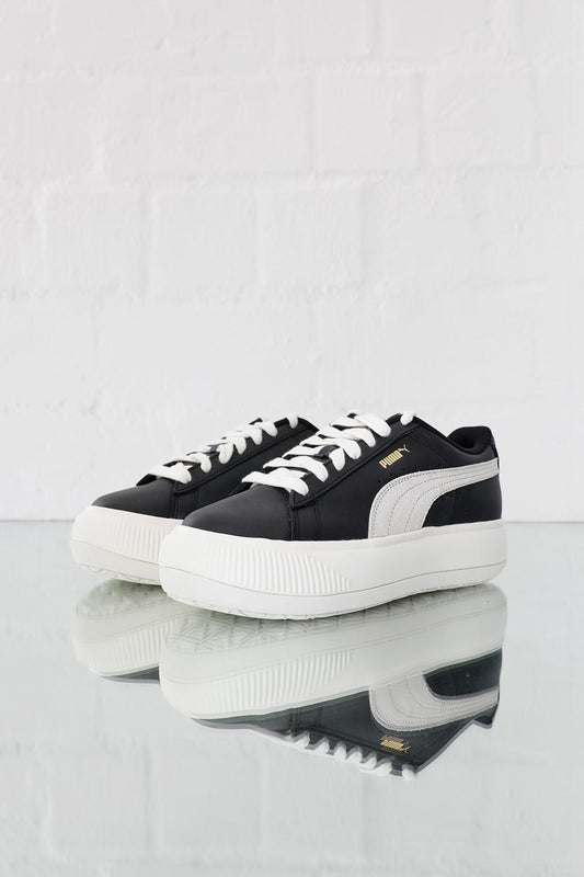 Suede Mayú Black Marshmallow Trainers