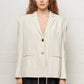 Ashley Beige Cotton Blend Jacket