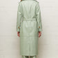 Juno Trench Coat Faux Leather Mint