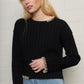 Mavis Sweater Organic Cotton Black