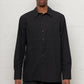 Shirt With Drawstring Black