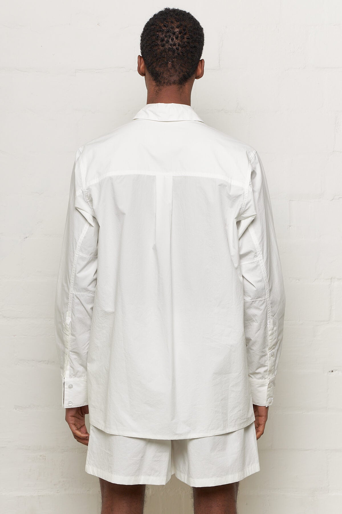 Shirt With Drawstring White