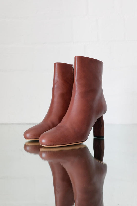 Sadie Boots Leather Chocolate