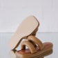 Billie Sandals Leather Biscuit 30 mm