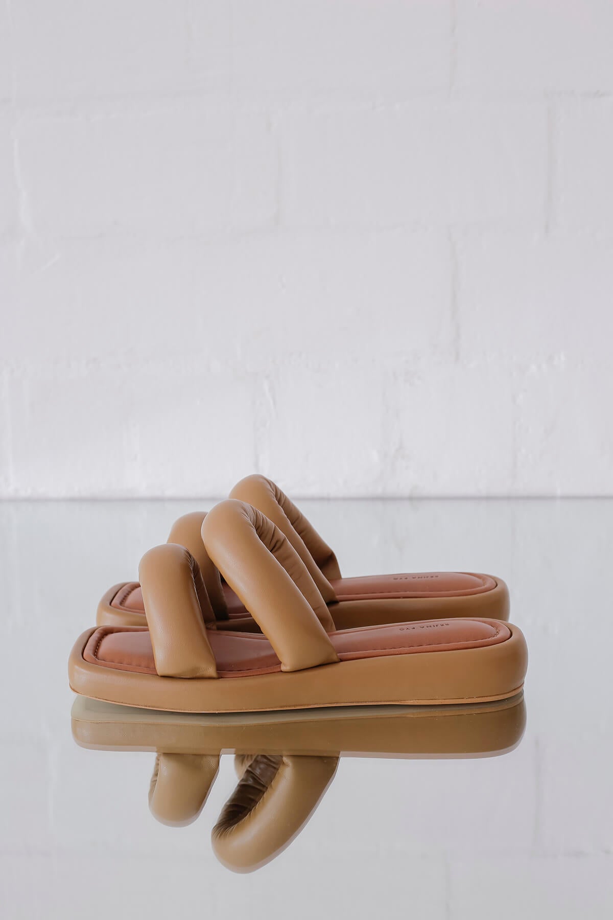 Billie Sandals Leather Biscuit 30 mm