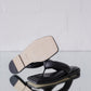 Nella Sandals Leather Black 70 mm