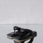 Nella Sandals Leather Black 70 mm