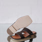 Rowan Black Leather Sandals 7mm