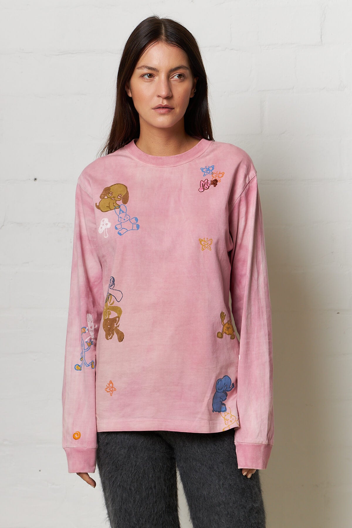 Grateful Tee Longsleeve Sappan Pink Scorpio Trip