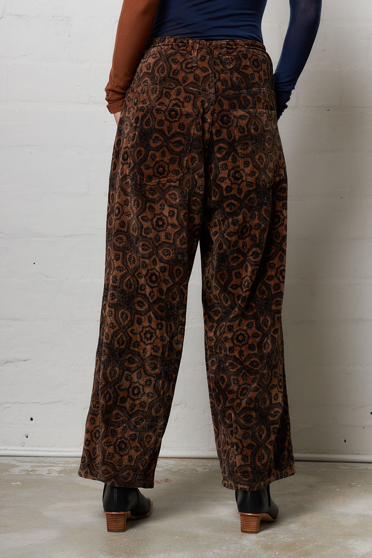 Lush Pants Burnt Orange Ajrak