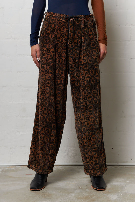 Lush Pants Burnt Orange Ajrak
