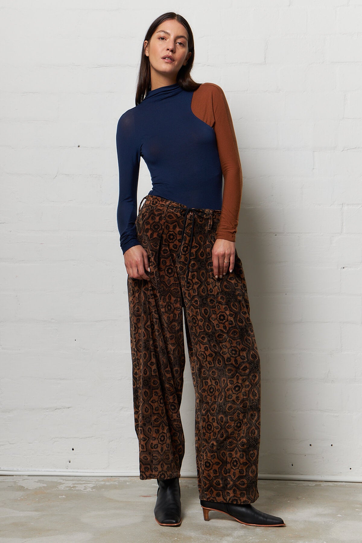 Lush Pants Burnt Orange Ajrak