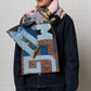 Puffer Scarf Star Scraps Patchwork