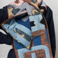 Puffer Scarf Star Scraps Patchwork