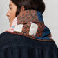Puffer Scarf Star Scraps Patchwork