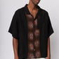 Greetings Shirt Iron Black Peaceful Resist