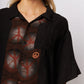 Greetings Shirt Iron Black Peaceful Resist