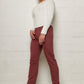 x Samizdat Five Pocket Burgundy Jeans